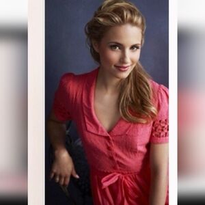 Anthropologie Maeve Coral Dress